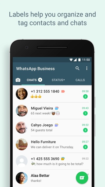 WhatsApp Business スクリーンショット 2