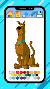 Scooby coloring doo cartoon ga Screenshot 1