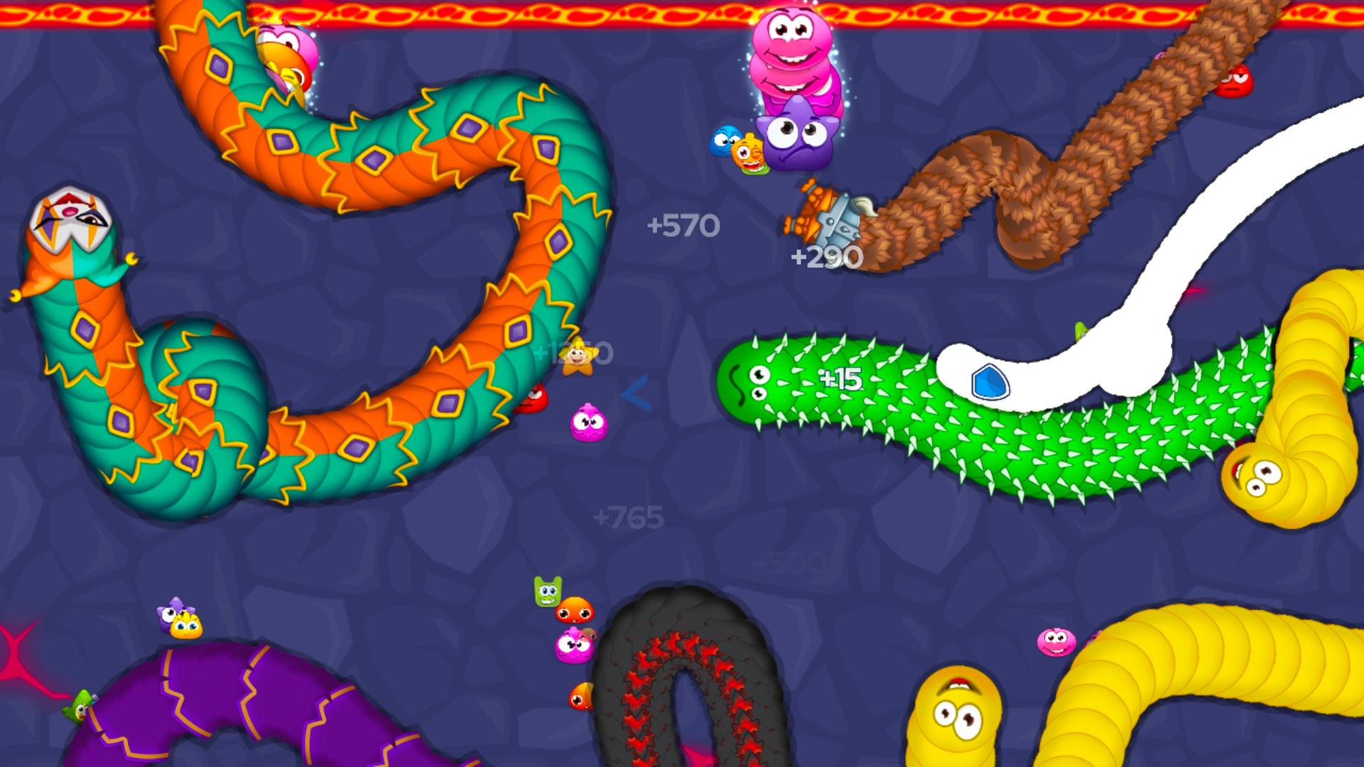 Worm Hunt - Snake game iO zone 스크린샷 0