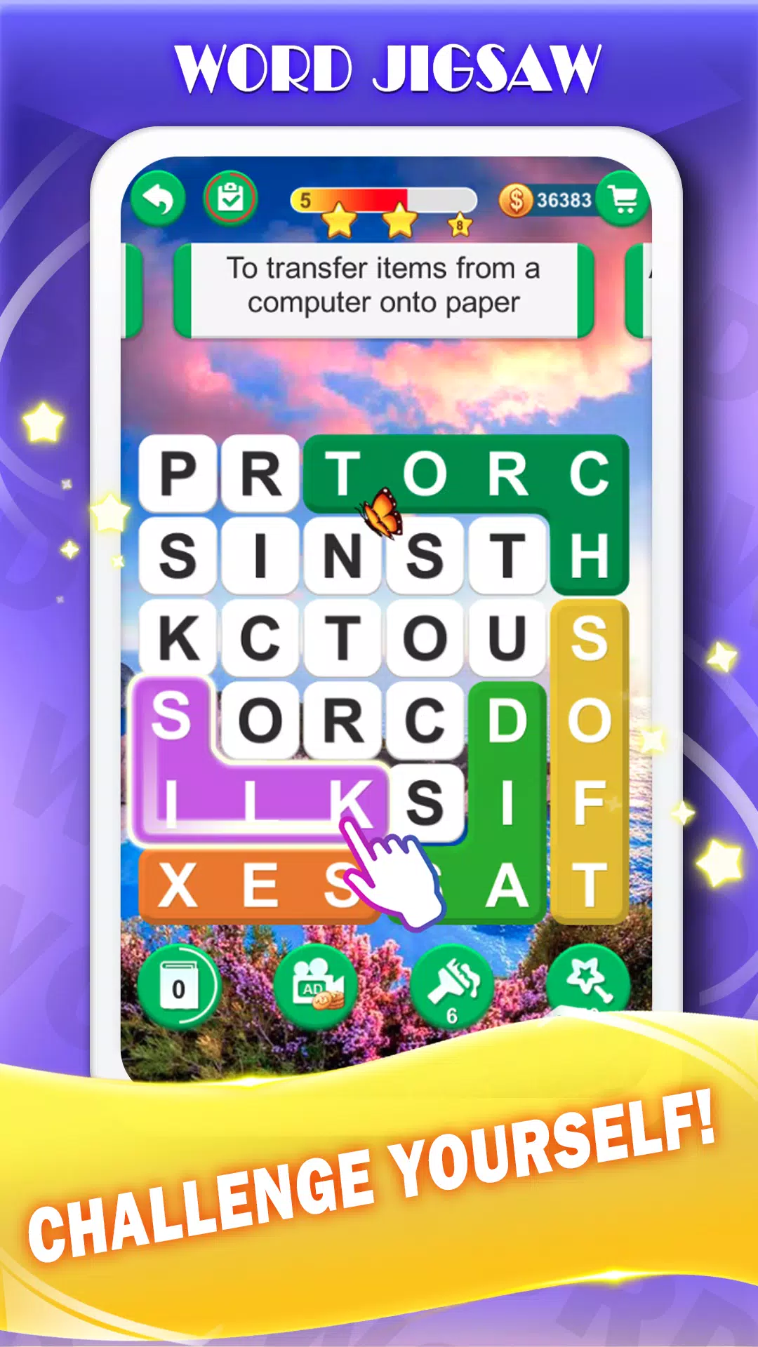 Word Jigsaw Puzzle Captura de pantalla 0