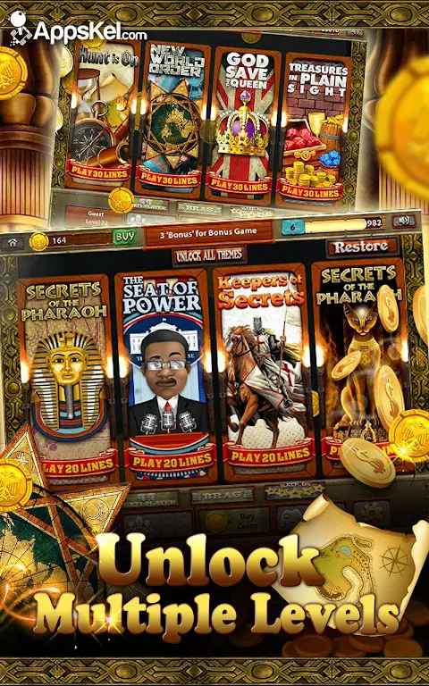 Lost Kingdom Treasure Slots– Las Vegas Casino Game Скриншот 2