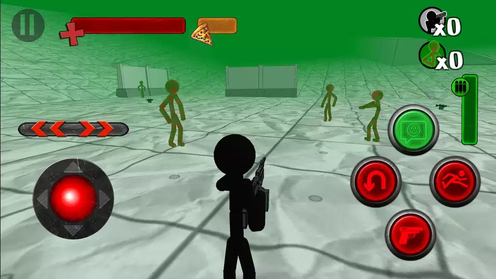 Stickman Zombie 3D Schermafbeelding 0