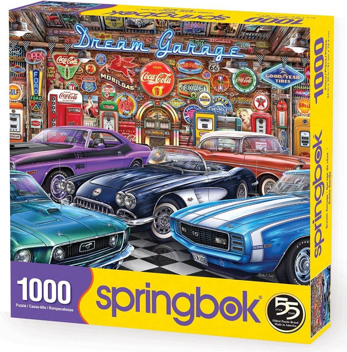 Springbok - Dream Garage - 1000 кусочков головоломки