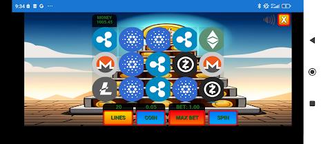 Crypto Slot Machine Captura de pantalla 0