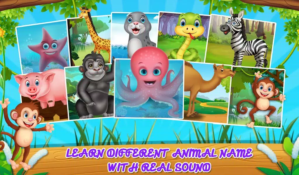 Learning Animal Sounds Games Ekran Görüntüsü 2