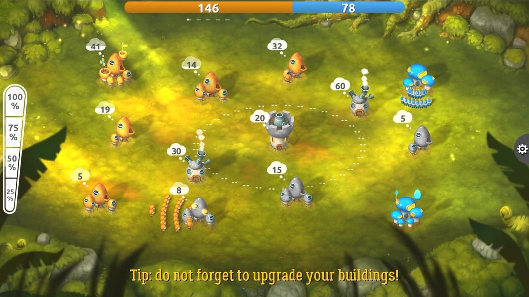 Mushroom Wars 2: RTS Strategy Tangkapan skrin 1