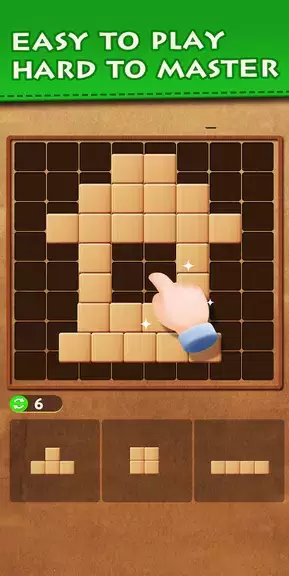 Wood Block Puzzle Classic Game Скриншот 2