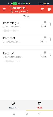 Voice Memos Captura de tela 3