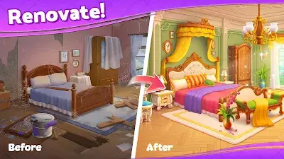 Home Mansion: Design & Match Screenshot 0