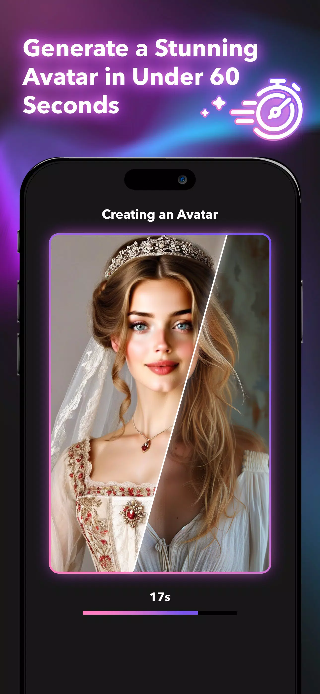Aurora: AI Portrait Generator Capture d'écran 0