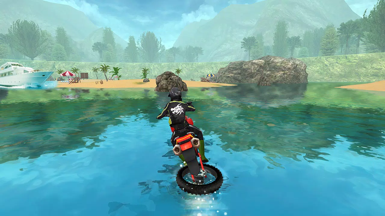 Bike Racing : Water Bike Games ဖန်သားပြင်ဓာတ်ပုံ 1