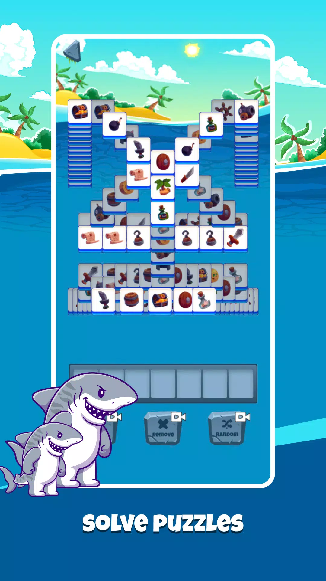 Shark Attack:Match Puzzle Game Ekran Görüntüsü 1