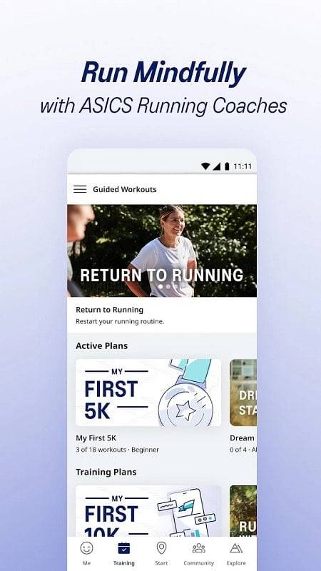 ASICS Runkeeper ภาพหน้าจอ 2