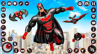 Bat Hero Dark Crime City Game应用截图第1张