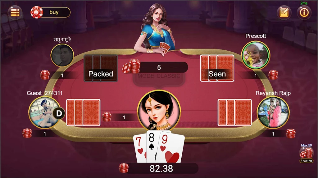 Schermata Teen Patti Moment 2