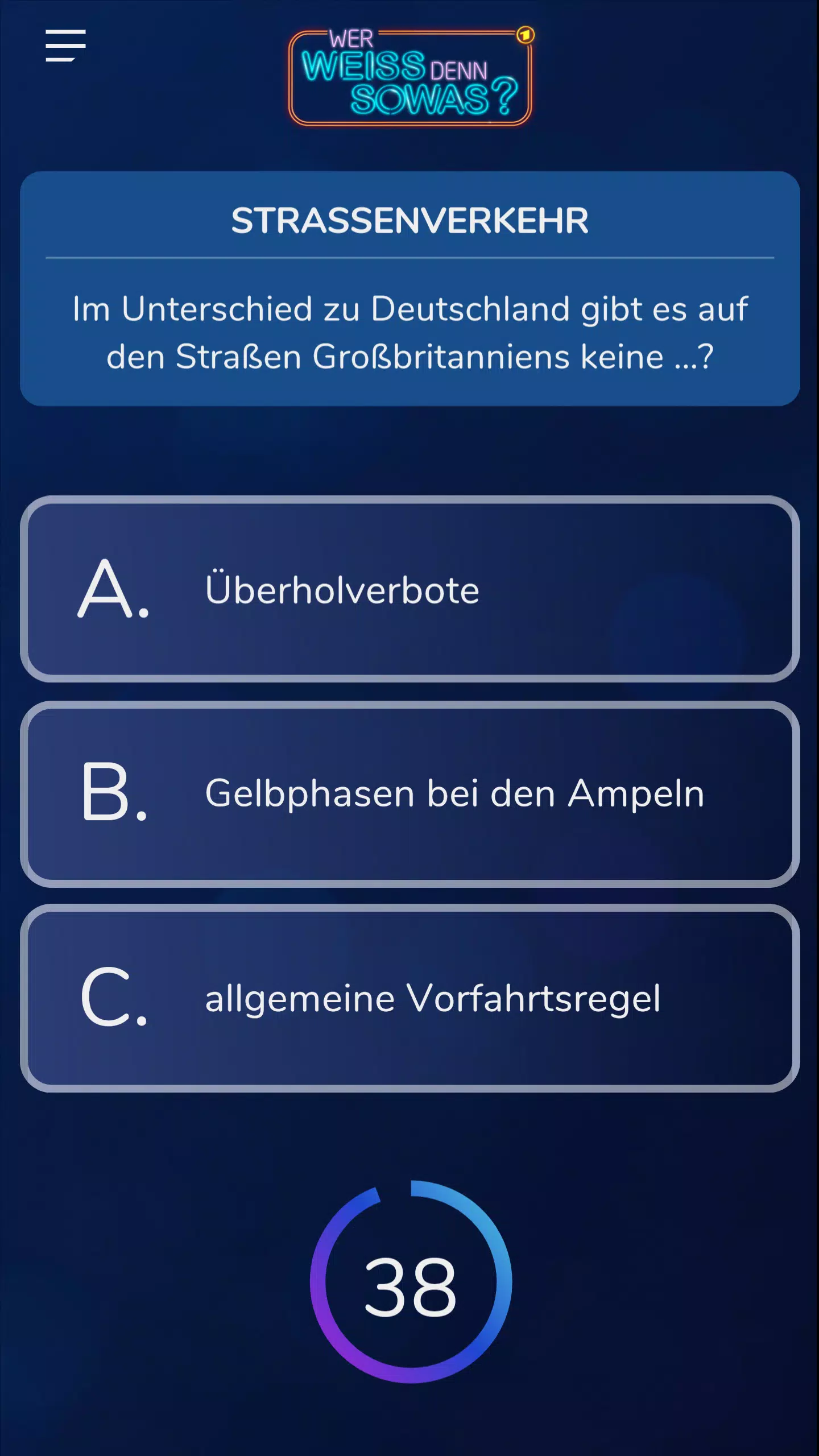 ARD Quiz Screenshot 2