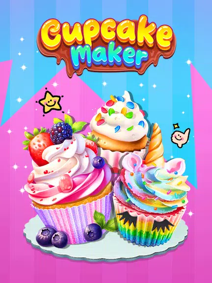 Schermata Cupcake Maker: Unicorn Cupcake 0