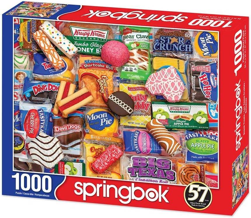 SpringBOK ၏ 1000 Piece Jigsaw Puzzle Snack Breaks